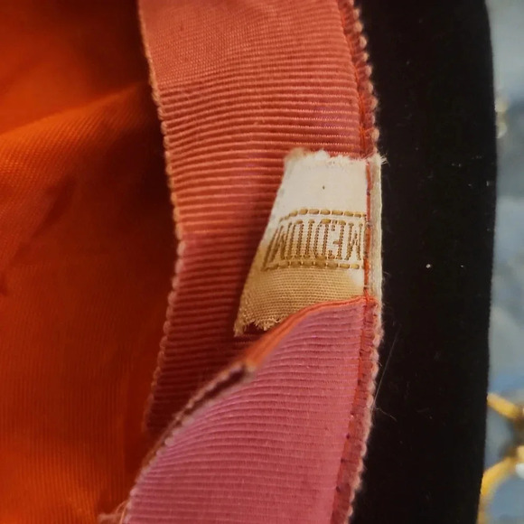 Antique like new 1950s paris/French burea hat - Picture 6 of 6